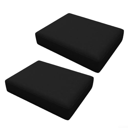 Sofabezug für den Außenbereich, schmutzabweisend und wasserabweisend, Schwarz von Fauhapyway