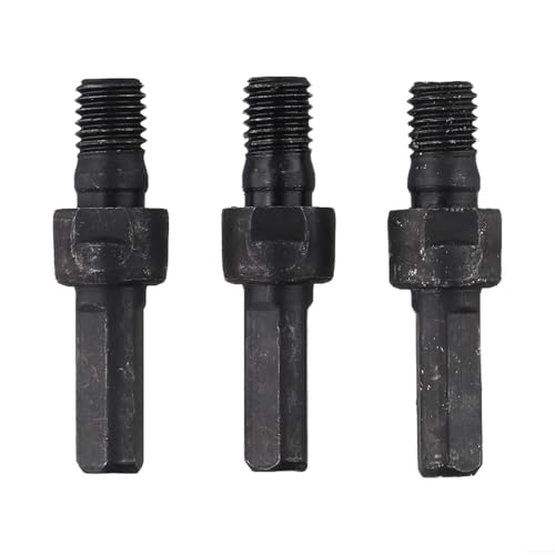 Stufenbohrer mit abgeschrägter Fase und gerader Rille für Marmor, für Fliesen, Holz und Bleche, bietet präzises Lochschneiden und lange Lebensdauer (3 Stangen) von Fauhapyway