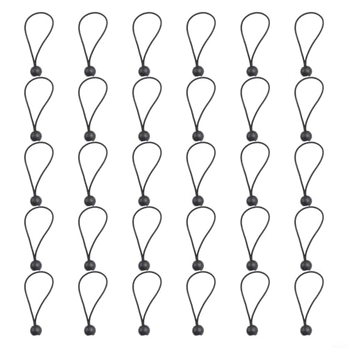 Tarp Attachment Solution Set mit 30 flexiblen Kugelseilen mit einer praktischen Länge von 15 cm von Fauhapyway