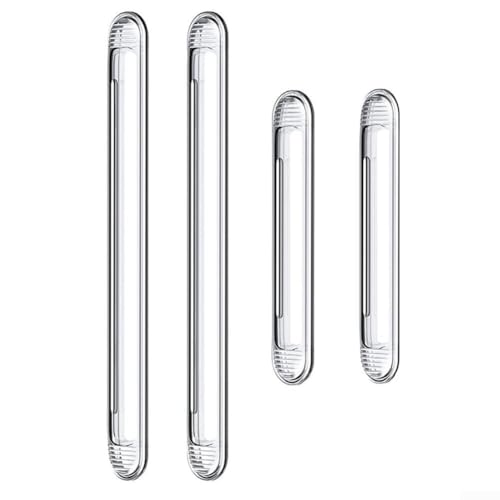 Transparente Mehrzweck-Stoßstangen für Schranktüren, Autotüren und Schubladen, 4-teiliges Set (2 Stück S + 2 Stück L) von Fauhapyway