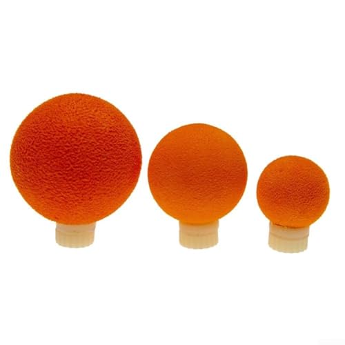 Trout Casting Float Beads 9 Stück EVA für verbesserte Erkennung und Leistung (orange) von Fauhapyway