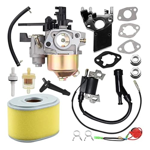 Vergaser-Kit für Honda GX120 GX140 GX160 GX168 mit Luftfilter, Dichtungen und Isolierplatte für verbesserte Motorleistung Vergaser-Kit für Honda GX120 GX140 GX160 GX168 mit Luftfilter, Dichtungen und Isolierplatte für verbesserte Motorleistung von Fauhapyway