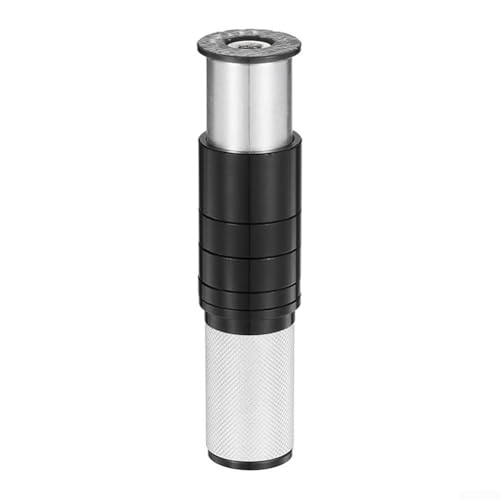 Verstellbare Fahrradvorbauerhöhung, leichtes Aluminium, Höhenbereich von 3 mm bis 50 mm für Standardgabeln (schwarz) von Fauhapyway