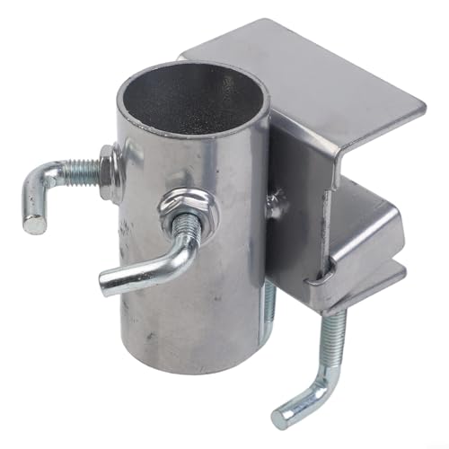 Verstellbare Metall-Schirm-Klemmhalterung für den Außenbereich, passend für mehrere Schirmgrößen mit sicherer Schnalle und schützenden Gummihüllen für Terrasse und Stühle von Fauhapyway