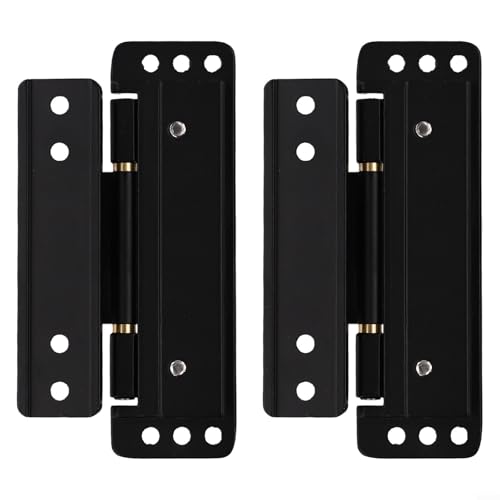 Verstellbare verdeckte Türscharniere, 2 Stück, ultradünne Scharniere aus Zinklegierung für Schrank- und Eingangstüren Verstellbare verdeckte Türscharniere, 2 Stück, ultradünne Scharniere aus Zinklegierung für Schrank- und Eingangstüren von Fauhapyway