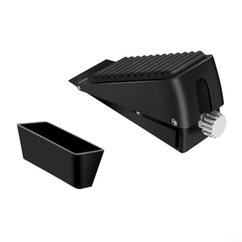 Verstellbarer Türstopper mit robustem Design für lang anhaltende Stabilität und Sicherheit (schwarz) von Fauhapyway