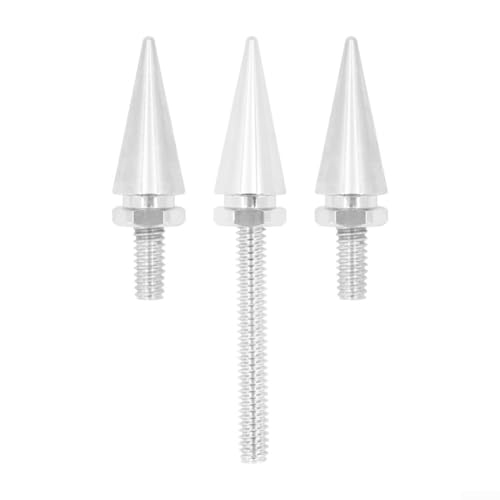 Windschutzscheiben-Spike-Schrauben für Street Glide FLHX 2014 2023, CNC-gefräst aus geschmiedetem Billet-Aluminium, verbessern das Aussehen Ihres Motorrads (weiß) von Fauhapyway