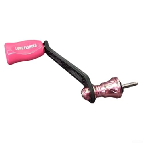Wippgriff für Angelrollen, passend für STELLA, STRADIC, Complex F4 Modelle, Kohlefaser (hellrosa) von Fauhapyway
