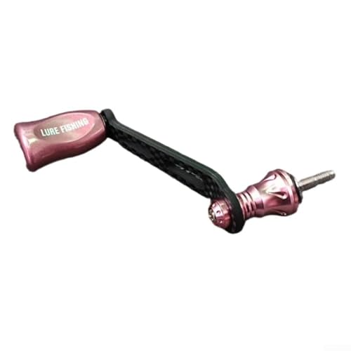 Wippgriff für Angelrollen, passend für STELLA, STRADIC, Complex F4 Modelle, Kohlefaser (rosa) von Fauhapyway