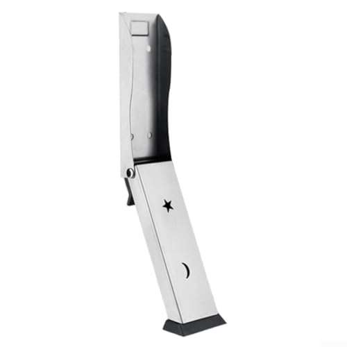 Zuverlässiger Türblocker mit einem stilvollen Look, um die Ästhetik jedes Raumes zu ergänzen (Silber) von Fauhapyway