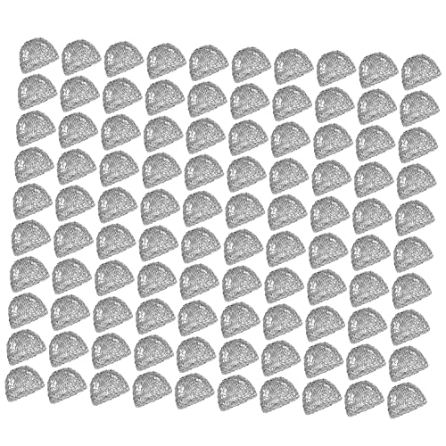 100Pcs Pfeifenstopfer Tabak Rohr Ball Screen Filter 16mm Edelstahl Waschbar für Rauchen von Fauitay