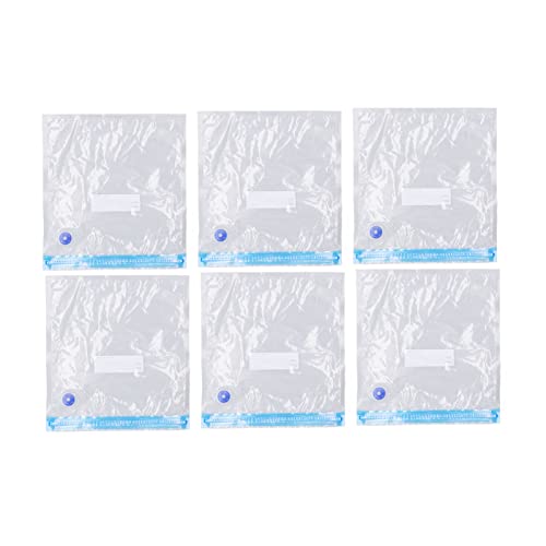 Fauitay 6pcs Vakuumversiegelung Reißverschlussbeutel Raumsparung Gute Versiegelung Transparent Wiederverwendbar (C: 26 * 34 cm) von Fauitay