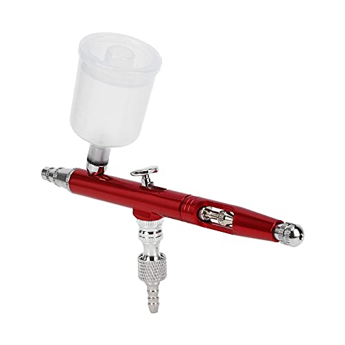 Fauitay AR131 Malerei Sprühpistole Kunst Airbrush -Werkzeug Lack Sprühgerät Pneumatische Sprühpistole (Rot) von Fauitay