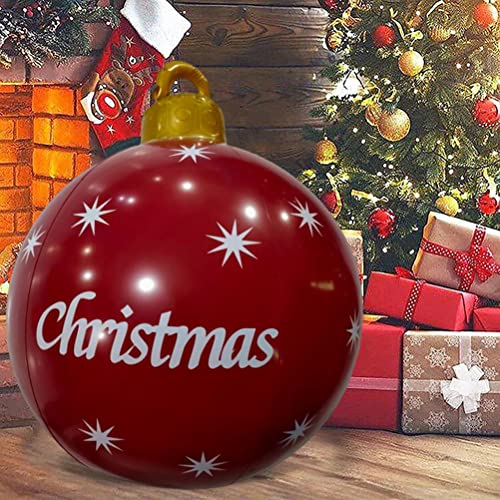 Fauitay Aufblasbare Weihnachtskugel, Christbaumkugeln Glas, 23,6 Zoll Riesig Aufblasbar Weihnachtsball PVC Aufblasbar Weihnachtskugel, Große Aufblasbare Weihnachtskugel Neujahr Fauitay Aufblasbare Weihnachtskugel, Christbaumkugeln Glas, 23,6 Zoll Riesig Aufblasbar Weihnachtsball PVC Aufblasbar Weihnachtskugel, Große Aufblasbare Weihnachtskugel Neujahr von Fauitay