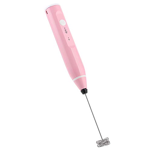 Fauitay Elektrische Milch Shaker Egging, Wiederaufladbare Milch Frother Electric Coffee Mixer Handheld Egg Beatter Haushalt Küchenwerkzeuge (Rosa) von Fauitay
