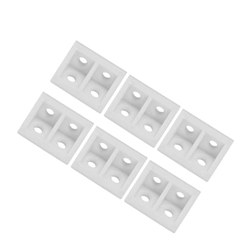 Fauitay Packung von 50 Plastik Rechtwinkeliger Ecke Zwickel Klemmwinkel Klammern Code Möbel 20 X 15 X 4 Winkel Breit von Fauitay