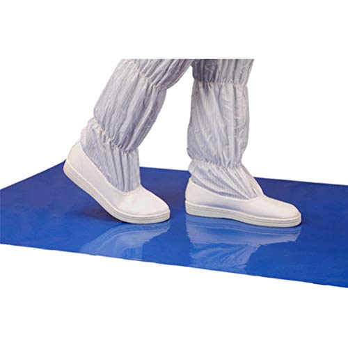Fauitay Schuhdesinfektionsmatte, 30 x 25 x 4 cm, antibakterielle Bodenmatte, hochklebende, staubfreie Matte, zerreißbare Reinigungsmatte von Fauitay