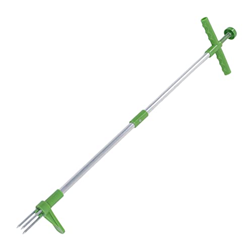 Fauitay Weed Puller Tool, Stand Up Weeder und Weed Puller, Manual Weeder Hand Tool mit 3 Krallen, Stehender Wurzelentferner, Long Handle Gardening Weed Puller Tool Löwenzahn Fauitay Weed Puller Tool, Stand Up Weeder und Weed Puller, Manual Weeder Hand Tool mit 3 Krallen, Stehender Wurzelentferner, Long Handle Gardening Weed Puller Tool Löwenzahn von Fauitay