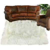 Weißer Rechteck Shag Rug - Schaffell Teppich Luxuriöser Kunstpelz Zottelweich Raumgröße Handgemacht Designer Pelzteppiche Pelzakzente Usa Weißer Rechteck Shag Rug - Schaffell Teppich Luxuriöser Kunstpelz Zottelweich Raumgröße Handgemacht Designer Pelzteppiche Pelzakzente Usa von FauxFurRugs