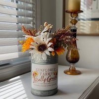 Seidenblumen | Sonnenblume |Thanksgiving Mittelstück |Herbst Dekor Landleben| Geschenkidee von FauxtasticFlorals