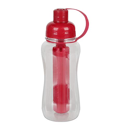 Faveco 529430 Flasche aus Kunststoff, rot, 500 ml, Ø 8 cm - Höhe 21 cm von Faveco