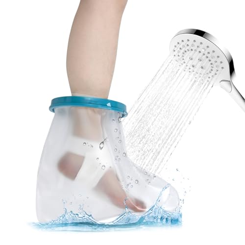 Favelable Duschschutz Fuß Wasserdichter Rutschfest, Wasserdichte Fußgipsabdeckung für Erwachsene Dusche, Wiederverwendbar Fußduschschutz mit Anti Rutsch, Für Fuß, Knöchel Favelable Duschschutz Fuß Wasserdichter Rutschfest, Wasserdichte Fußgipsabdeckung für Erwachsene Dusche, Wiederverwendbar Fußduschschutz mit Anti Rutsch, Für Fuß, Knöchel von Favelable