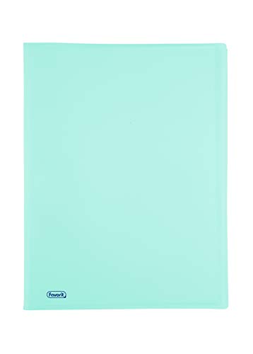 Favorit 400116621 Sichtbuch P@STEL mit 40 Hüllen Lisce, Innenformat 22 x 30 cm, hellblau von Favorit