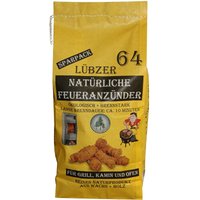 Favorit - ko - Zündwolle 64 Anzünder im Sparbeutel aus Naturholz und Wachs von Favorit