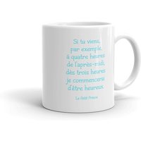 2-Seitige Tasse Englisch Und Französisch Anglais Et Francais Le Petit Prince Der Kleine Prinz von FavoriteMusicLyrics