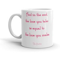 Und Am Ende Ist Die Liebe, Sie Nehmen, Gleich Liebe Machen Musik Song Becher von FavoriteMusicLyrics