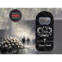 In Liebevoller Erinnerung Flaschenöffner-Magnet Trauergeschenke von FavorsbyNesfa