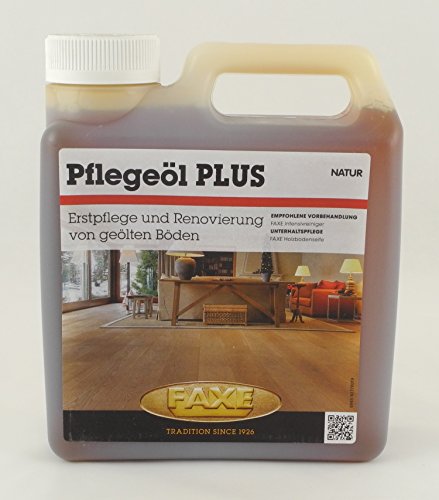 Faxe Pflegeöl PLUS natur 1L Holzbodenöl Fußboden Boden Holz Öl von FAXE