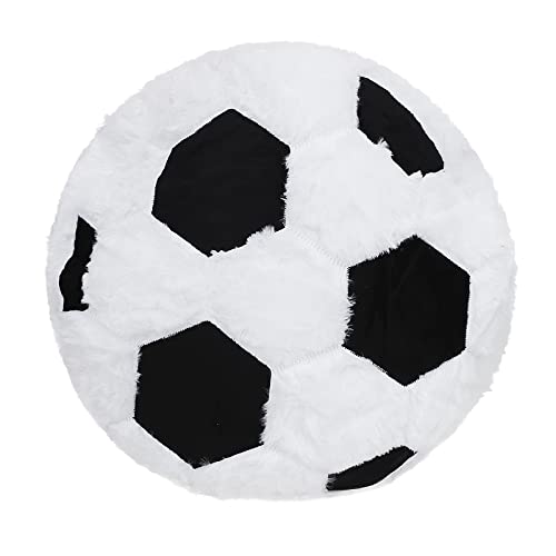 Faxianther Plüschkissen Kissenbezüge Weicher Plüsch Sport Kuschelkissen Kinder Flauschig Dekokissen Fußball Kissen Kinderkissen 45x45 cm Sofakissen für Schlafzimmer Wohnzimmer Kinderzimmer von Faxianther