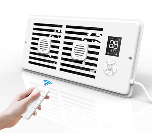 Fayelong Registrieren Booster Ventilator Ruhige 10-Gang Smart Heizung Kühlung AC Klimaanlage Ventilationen mit LED-Bildschirm Fernbedienung & Thermostat von Fayelong
