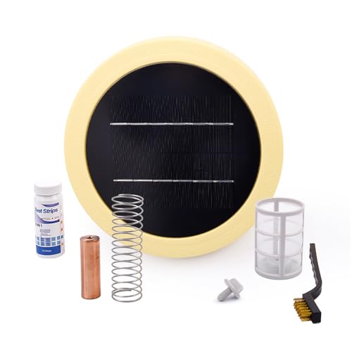 Fayelong Solar Pool Ionizer Automatischer Schwimmender Wasserreiniger Und Reiniger Kupfer Lonization Für Pools Bis Zu 35.000 Gal Oder Süßwasser Salzwasser Spas von Fayelong