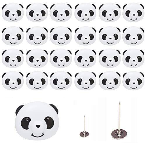 Fayemint 24PCS Cute Panda Bettbezug Greifer, Panda Bettdecken Clips, Bettdeckenbezug-Clips Kunststoff, mit Bringen Sie Einen Entsperrer, für Kunststoff Bettdeckenhalter Bettlaken Matratze… von Fayemint