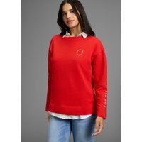 FAYN SPORTS Sweater Weite Oversize‑Passform mit Logo‑Print auf Brust und Ärmel von Fayn Sports
