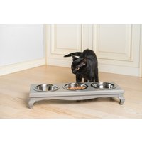 Fressnapfständer Für Katzen Mit 3 Fressnäpfen, Fressnapf Fressnapf, Erhöhter Katzennapf Premium Katzenschalen von FaynoPet