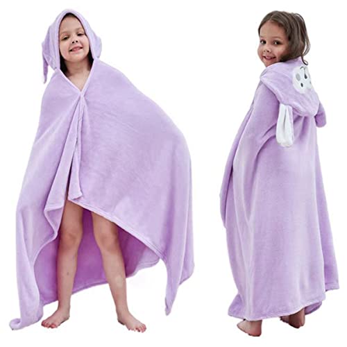 Fayscingo Baby Badetuch mit Kapuze Kinder Decke mit Kapuze für Kleinkinder Dickes Saugfähiges Großes Schwimmen Duschponcho Handtuch für Jungen Mädchen von Fayscingo