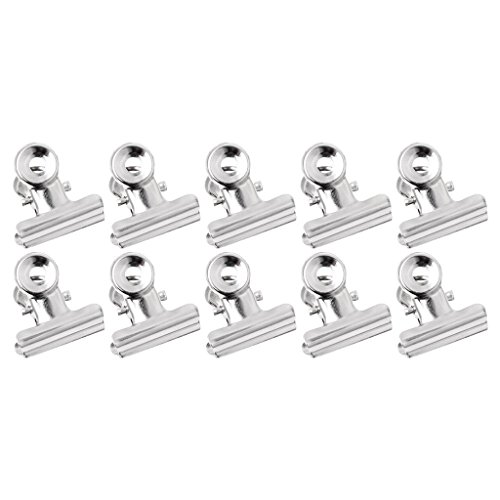 10 x Metallgriff-Clips, Lebensmittel-Versiegelung, Beutelklemme, Papier, Dokumente, Tickets, Ordner, Metallscharnier-Clips von Fazvncv