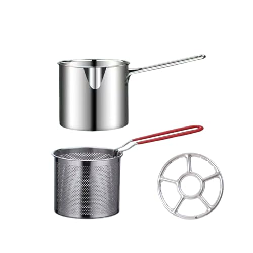 304 Edelstahl-Bratpfannen-Set, Küchenpfannen mit abnehmbarem Filternetz, für Heimküchen und Outdoor-Kochgeschirr 304 Edelstahl-Bratpfannen-Set, Küchenpfannen mit abnehmbarem Filternetz, für Heimküchen und Outdoor-Kochgeschirr von Fazvncv