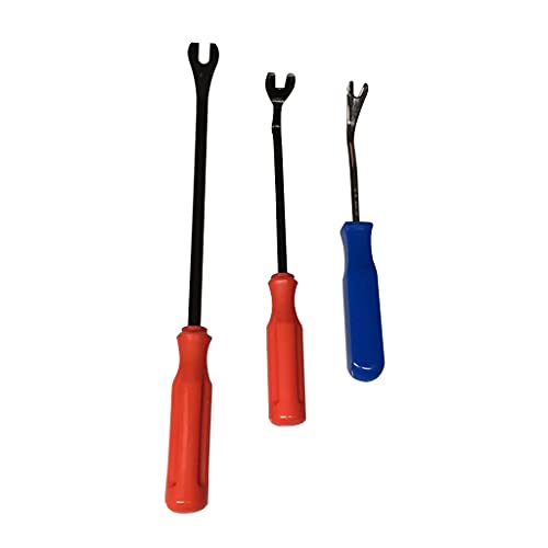 Auto Schnalle Starter Fastener Hebelentfernungswerkzeug verwendet als Fahrradreifenentferner und Pushpin Puller für viele Arten von runden Entfernungswerkzeugen Motorrad Werkzeuge Set von Fazvncv
