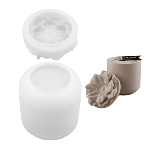 Blumen-Silikonform für Harzguss, Epoxidharz, Schmuck, Geschirr, Bastelbedarf und Heimdekorationsprojekte, Silikon-Blumenbehälter Blumen-Silikonform für Harzguss, Epoxidharz, Schmuck, Geschirr, Bastelbedarf und Heimdekorationsprojekte, Silikon-Blumenbehälter von Fazvncv