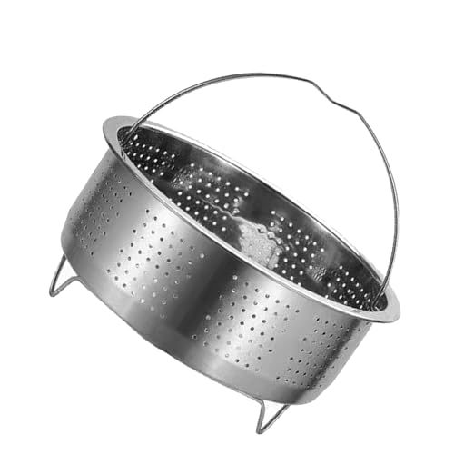Dampfgarerkorb zum Kochen, Edelstahl, Dampfgarer, Ständer mit Griff, Gemüse, spülmaschinenfest, Gemüse für Tablett von Fazvncv