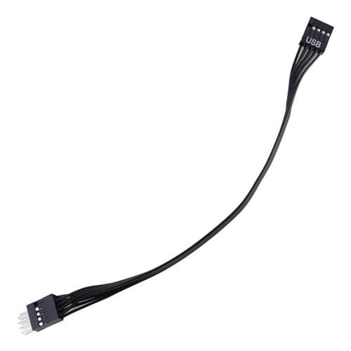 Fazvncv Hochgeschwindigkeits-USB-2.0-Verlängerungskabel, 9-polig, Stecker auf Buchse, für Computer-Motherboard (20 cm/30 cm/50 cm) von Fazvncv