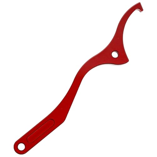 Fazvncv Motorrad-Stoßdämpfer-Einstellschlüssel, Motorrad-Einsteller, Präzisions-Aufhängung, Tuning-Werkzeug, Manaul für Fahrrad, einfache Anpassung von Fazvncv