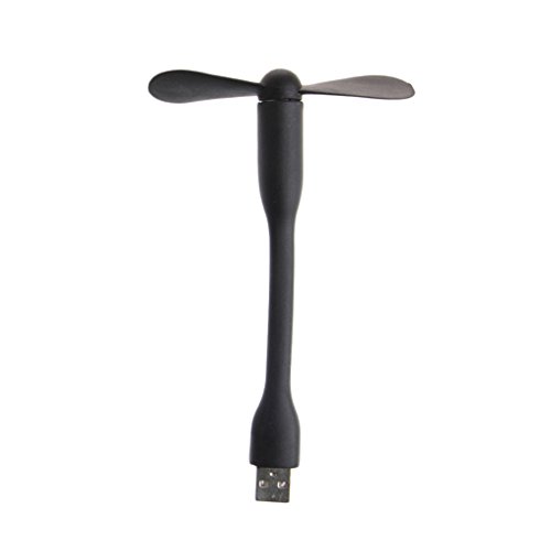 Fazvncv Tragbarer USB-Ventilator, USB-Ventilator, flexibles Gadget für Tablet, Power-Laptop, verstellbar von Fazvncv