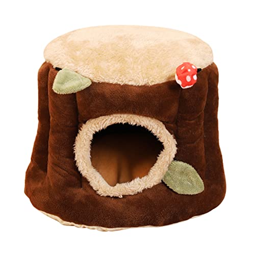 Papagei Snuggle Warmes Nest Plüsch Hängematte Zelt Kleines Haustier Winterbett mit Metallketten für Sittich Streifenhörnchen Rennmäuse Kleintier Hamster Bett Haus Winter Warm Vogelnest Hängematte von Fazvncv