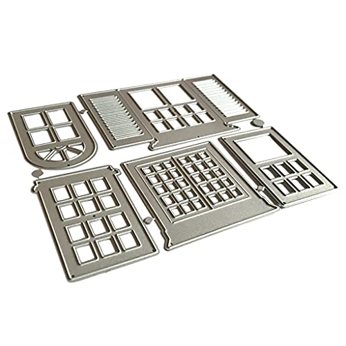 Stanzschablone für Fenster, kreative Metall-Prägeschablonen für Scrapbooking, Journaling, Tagebuch, Verzierungen, Stanzschablone von Fazvncv
