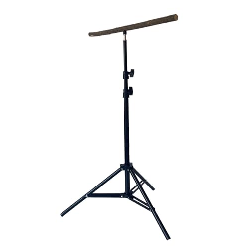 Verstellbares Vogel-Stativ, Papageien-Sitzstange, Trainingsständer für Interaktion im Innenbereich und sicheres Spielen, verstellbare Vogelplattform von Fazvncv